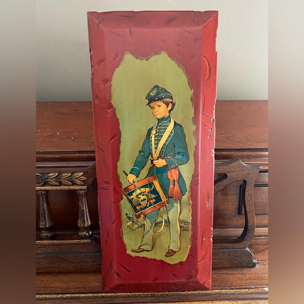 Vintage HAWLEY Union Drummer Boy
Ruff-Hewn Decoupage